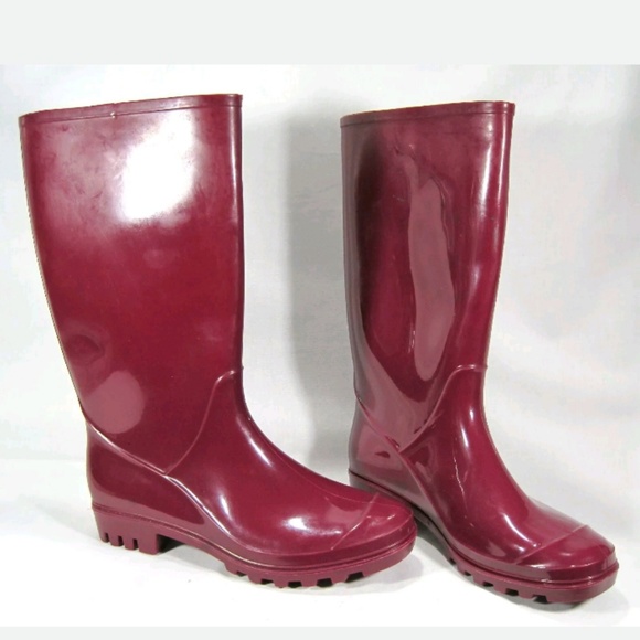 Dirty Laundry Shoes - Dirty Laundry Women's Crimson Rain Boots Size: 10M